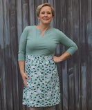 Baumwolljersey Druck Stoff - Eucalyptus | Premium Collection