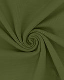 Baumwolljersey Stoff uni Jägergrün - Winter Fashion - Basic Stoffe