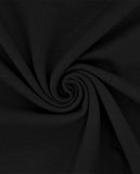 Baumwolljersey Stoff uni schwarz - Basic Stoffe
