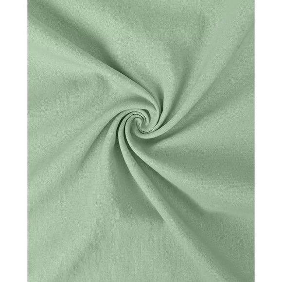 Leinenstoff uni altgrün, 100% Leinen