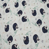 Baumwolljersey Druck Elfen Mädchen - Happy girls are the prettiest - auf mintfarbenen Hintergrund | KATINOH