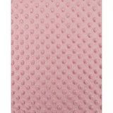 Minky Fleece Stoff uni altrosa / alt rosé