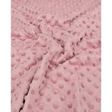 Minky Fleece Stoff uni altrosa / alt rosé