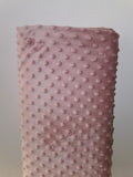 Minky Fleece Stoff uni altrosa / alt rosé