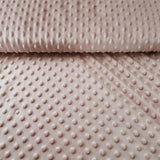 Minky Fleece Stoff uni altrosa / alt rosé