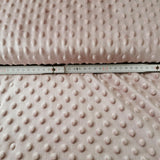 Minky Fleece Stoff uni altrosa / alt rosé