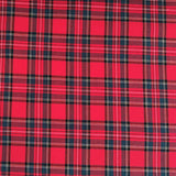 Viskose Webware Schotten-Karo "klein", rot