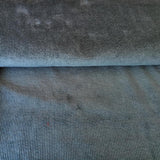 Washed Cord Stoff "Stretch" uni dunkel petrol - Basic Stoffe