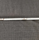 Reststück: Jacquard Jersey Fischgrat anthrazit - schwarz/weiß; ca. 0,4m