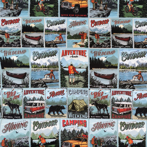 French Terry Stoff Druck 