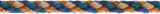 VENO Flechtkordel 8mm multicolor, verschiedene Farben, Meterware