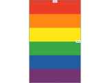 Baumwoll Jersey Stoff Druck - Regenbogenstreifen bunt/multicolor (breit)